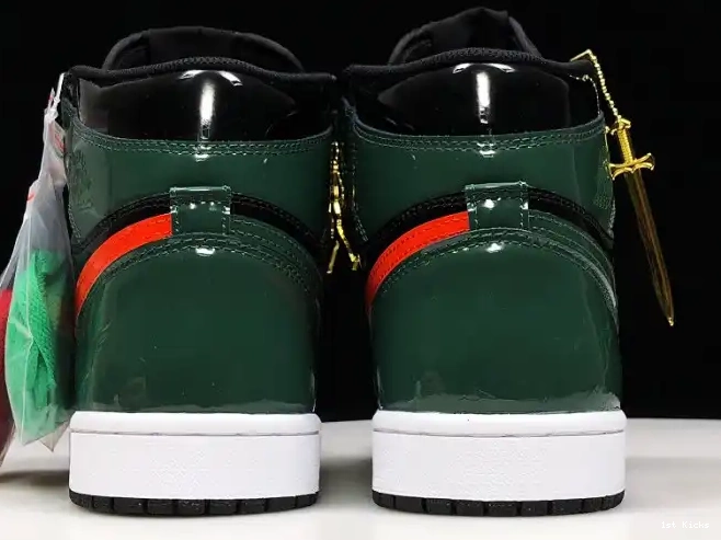 Orange-Fir AV3905-038 x Air High Jordan Black 1 Retro Team SoleFly OG 0619